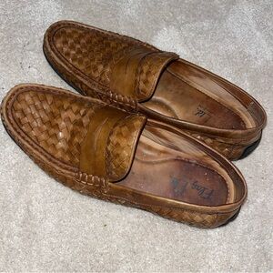 flag ltd men’s brown leather loafers shoes 11